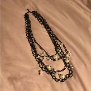Pearl layered necklace